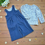 Camicia con colletto alla bebè fiorellini carta da zucchero