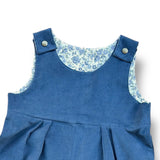 Jumpsuit velluto a costine indigo