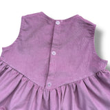 Vestitino Fairytale velluto malva