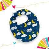 Bavaglino Lune blu