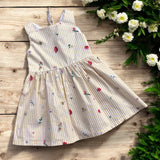 Vestitino Pin up Righine Gialle