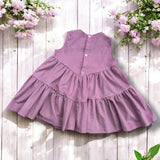 Vestitino Fairytale velluto malva