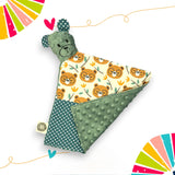 Doudou Orsetti con gli occhiali (Stoffa esclusiva)