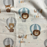 Sacca Zaino Leoni in mongolfiera