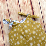 Pagliaccetto Pin Up soffioni gialli