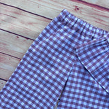 Completino Lady quadretti malva