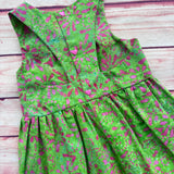 Vestitino Pin up 3.0 Batik verde