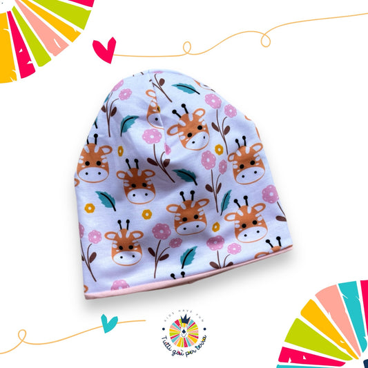 Cappellino double-face Giraffine (Stoffa esclusiva)