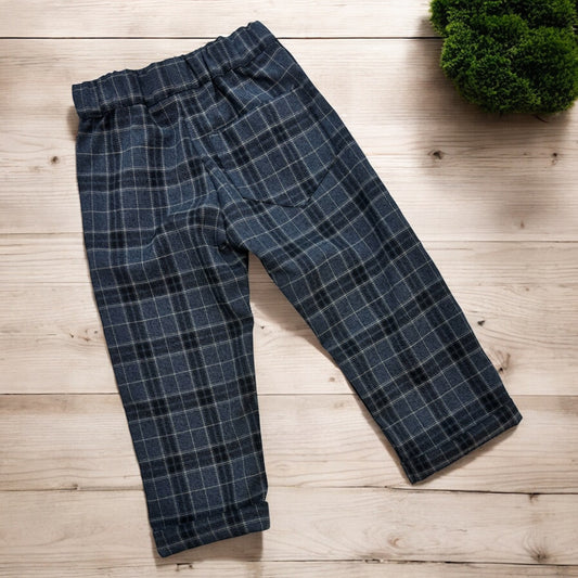 Pantaloni In tartan blu