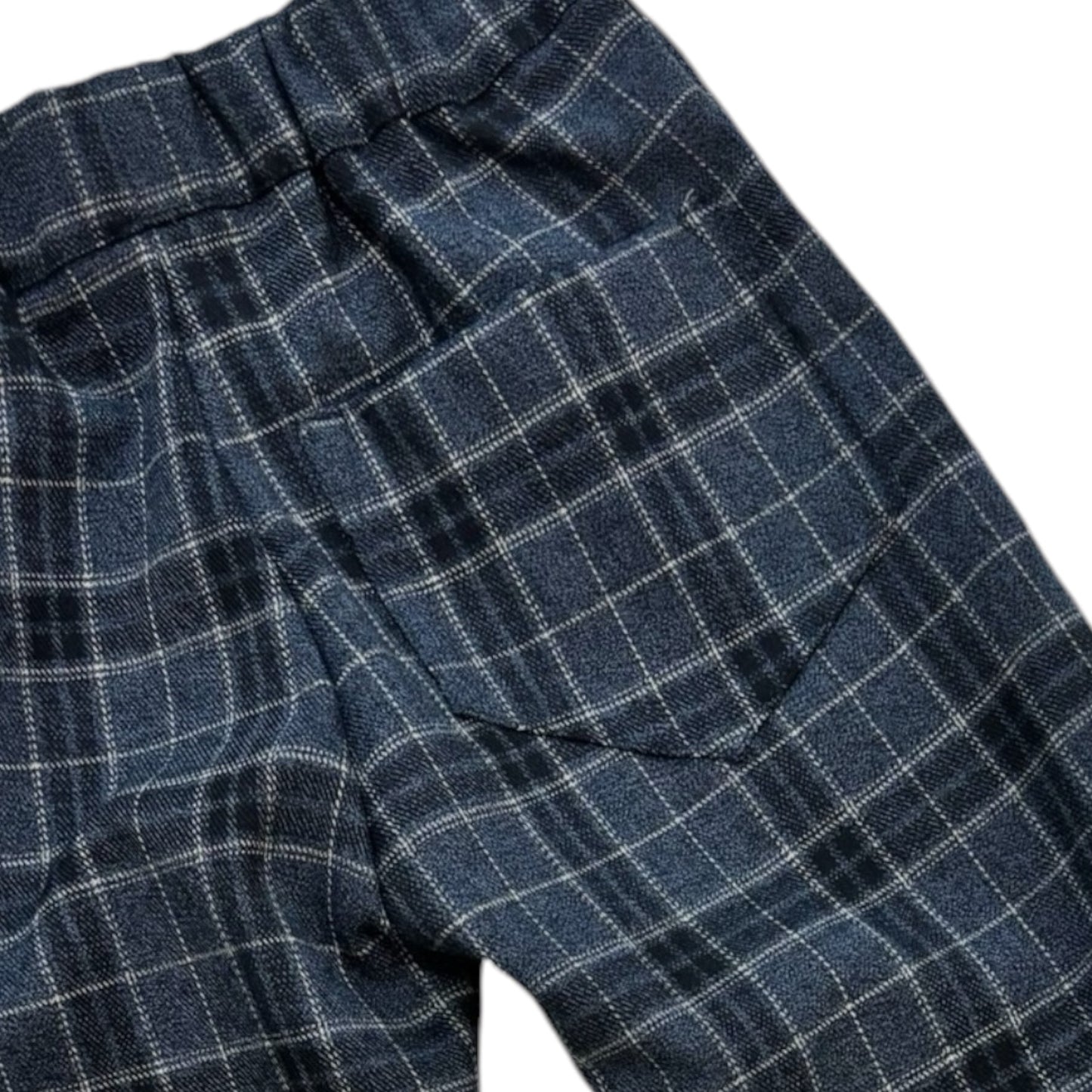 Pantaloni In tartan blu