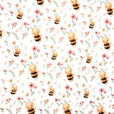 Asciugamano Apette tra i fiori