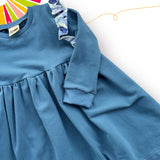 Vestitino in felpa Blue Jeans con alette floreali