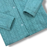Cardigan Treccia Petrolio