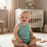 Pagliaccetto in maglia 100% cotone organico