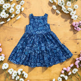 Vestitino Daisy Batik Blu