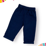 Pantaloni in velluto a costine Blu