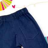 Pantaloni in velluto a costine Blu